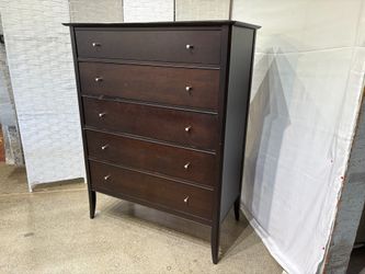 BARONET Made in Canada Five Drawer Tallboy Dresser