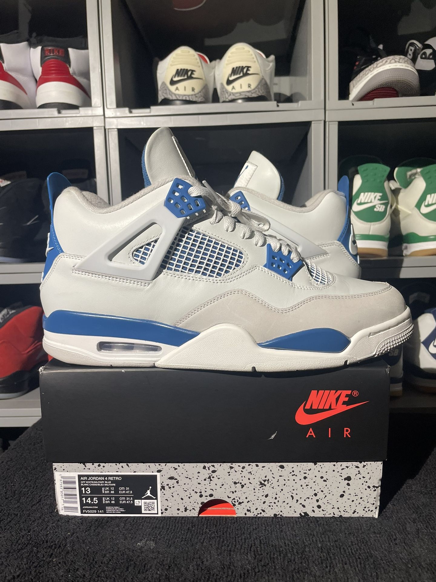 Jordan 4 Military Blue- 13M- Og All