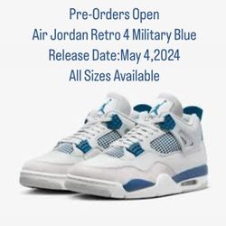 Air Jordan Retro 4 Mititary Blue
