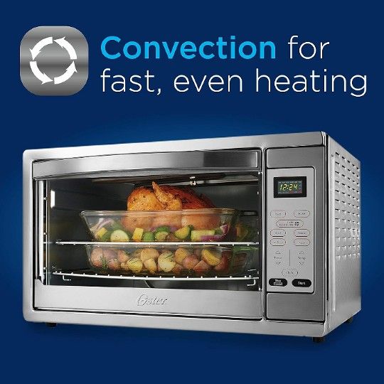 Brand New Oster Extra Large Digital Countertop Oven Stainless Steel