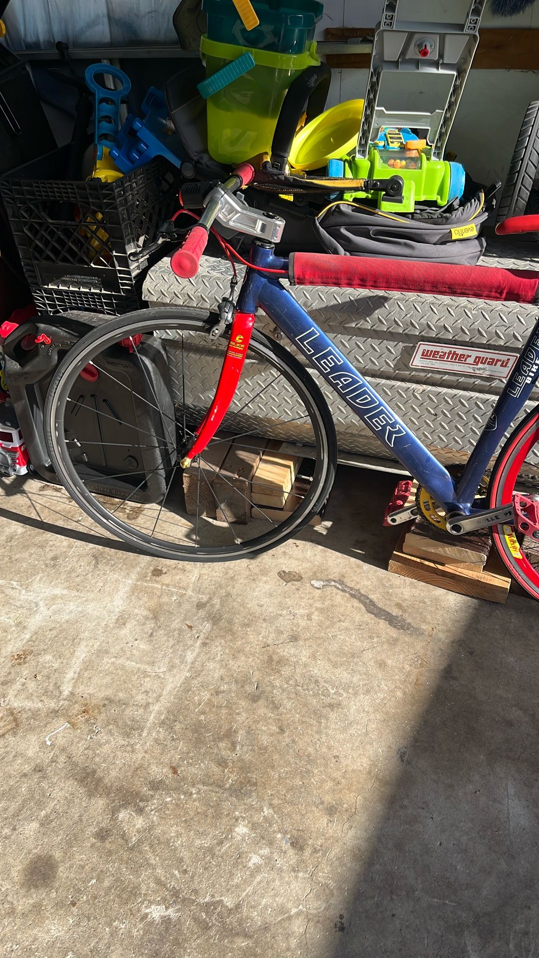 Bicicleta Fixi Red And Blue