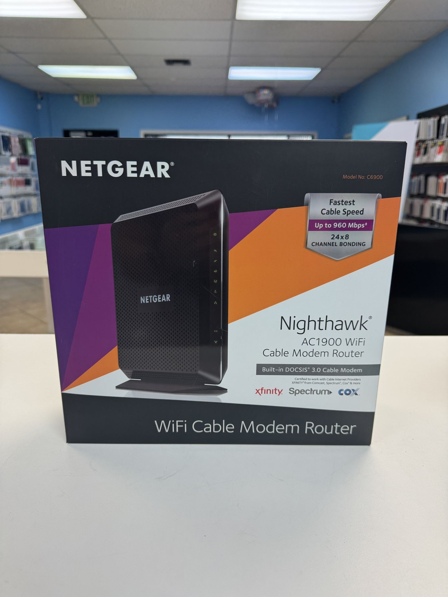 Netgear C6900 Nighthawk AC1900 WiFi Cable Modem Router