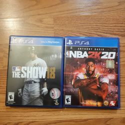 Two PS4 games