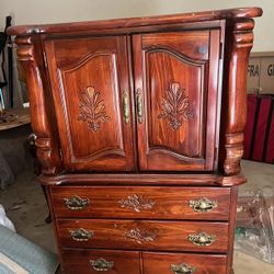 Beautiful Wood Armoire