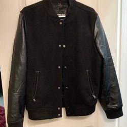 Small Leather Varsity Jacket