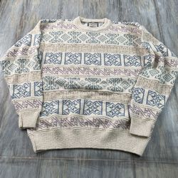 Vintage Geometric Sweater 