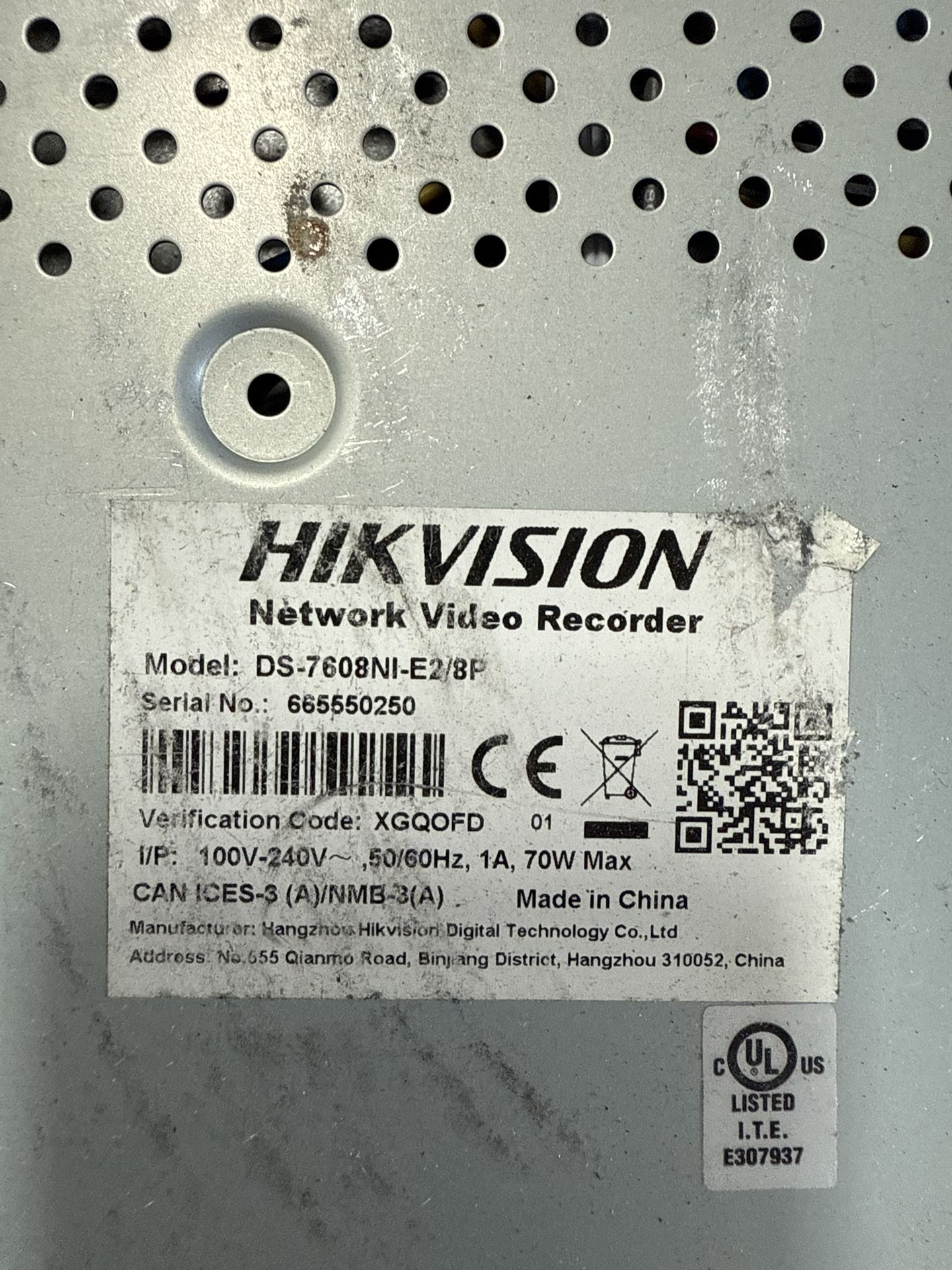 Nvr Serial Find Hikvision Ip Address IDS-7204HQHI-M1/S/A DVR - Main Image