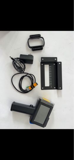 BENTSAI BT-HH6105 B2 Handheld Inkjet Printer Kit w/ Conveyor Belt & Sensor Stand
