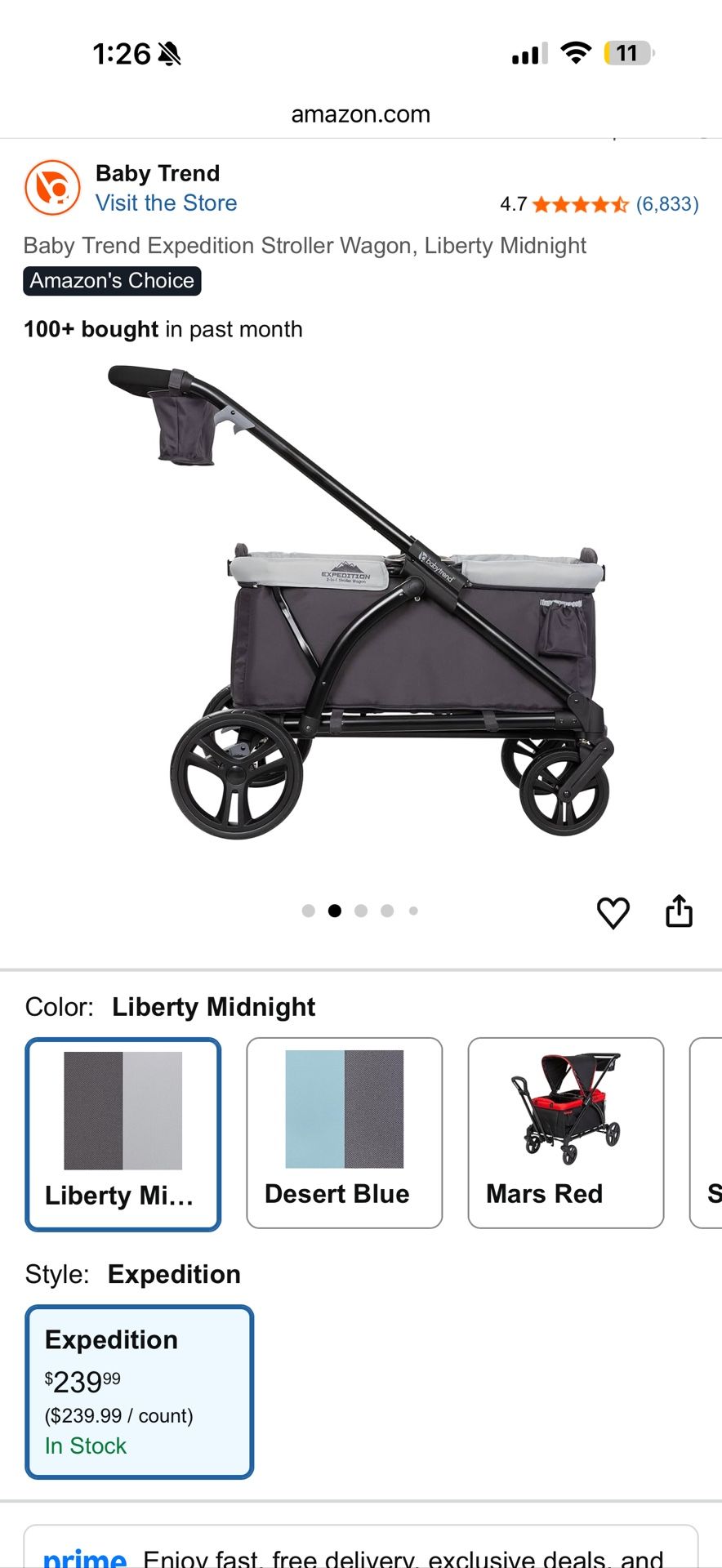 EXPEDITION 2 1 Stroller Wagon Pro