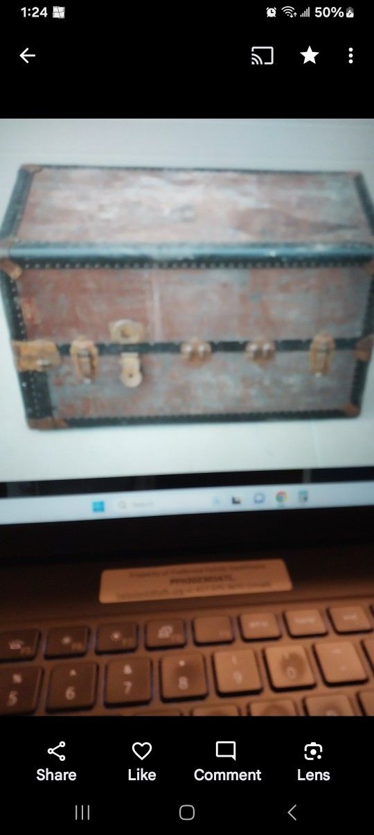 Antique Trunk Art Deco