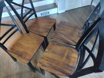 Wood chairs