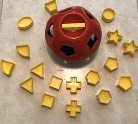 Rattle shape-sorter and counting #baby toy, collectible