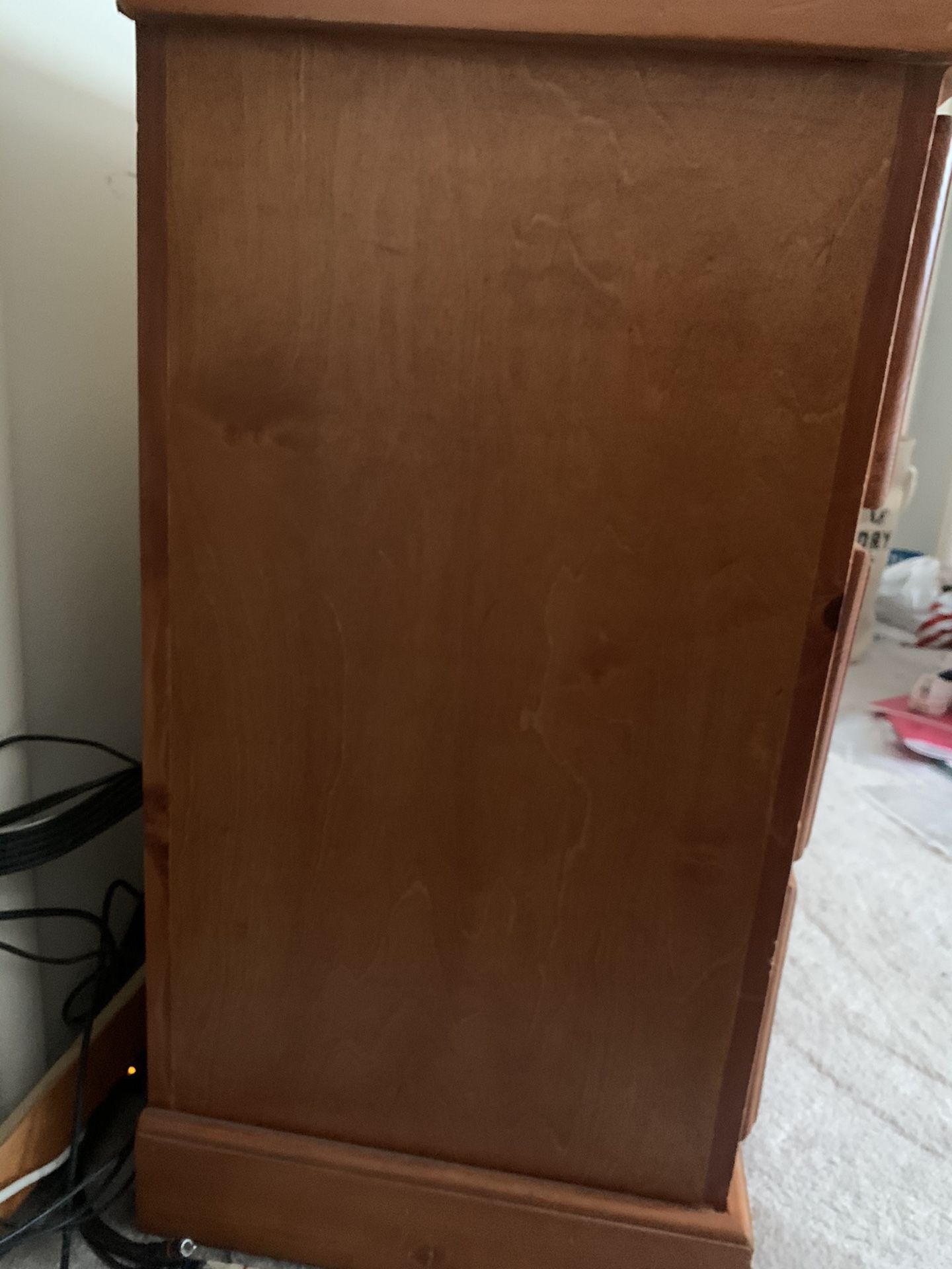 Wood dresser