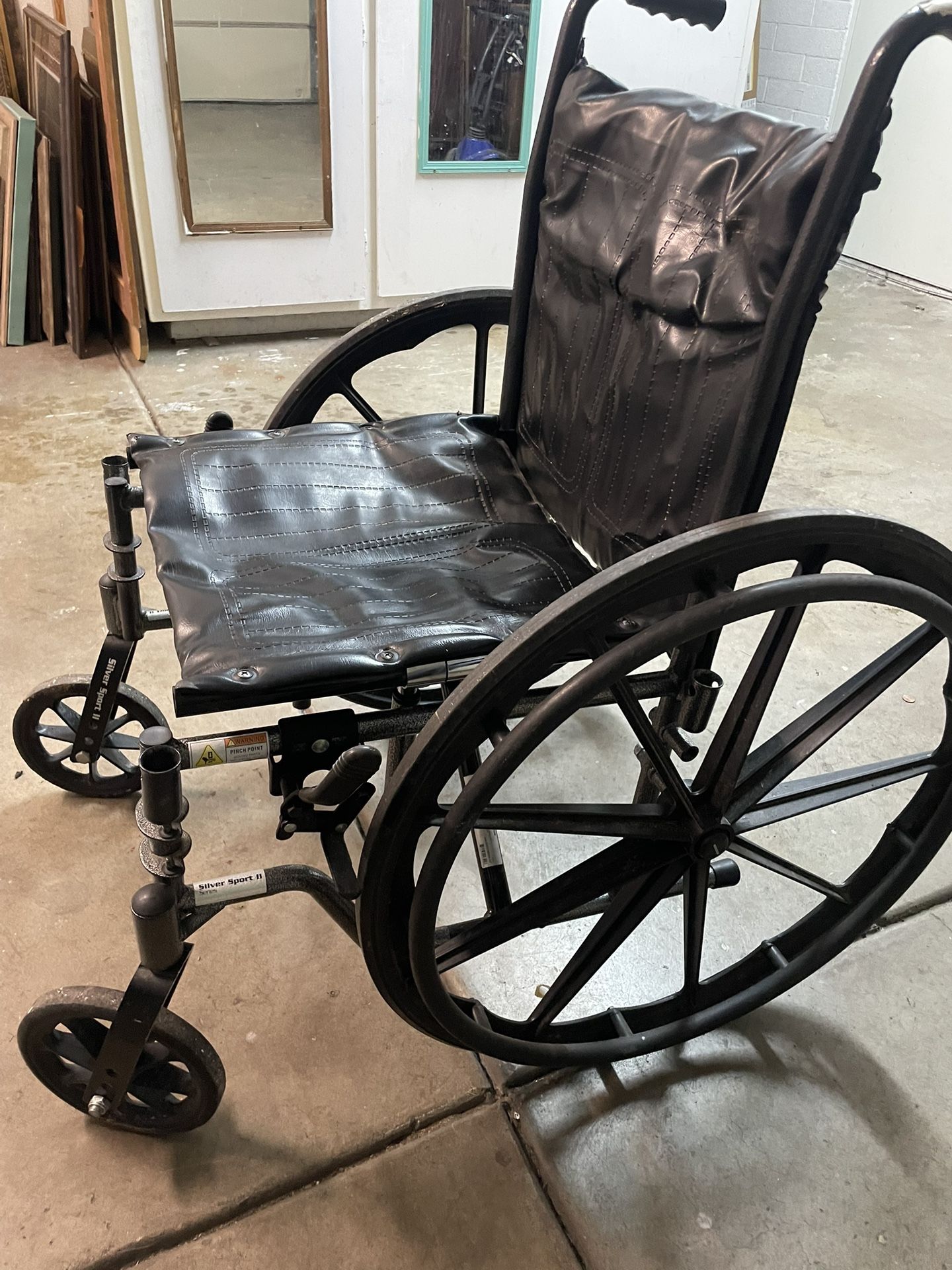 McKesson Silver Sport 2 Wheel Chair