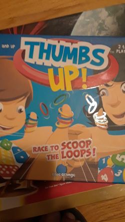 Thumbs up, board game.