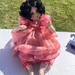 Beautiful porcelain doll