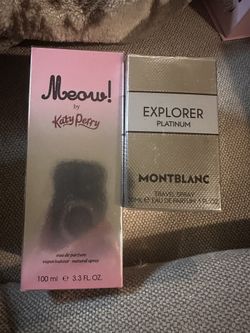 Katy Perry Meow And Mount Blanc Explorer Platinum
