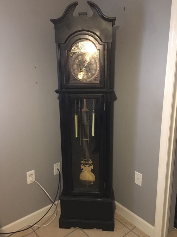 Rustic black grandfather clock for Sale in Ocala, FL OfferUp