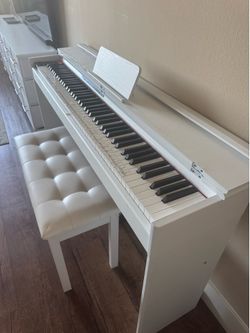 Sound Master 88 key Electronic keyboard, piano, White