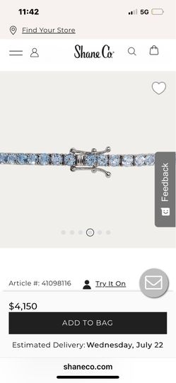 topez blue oval diamond