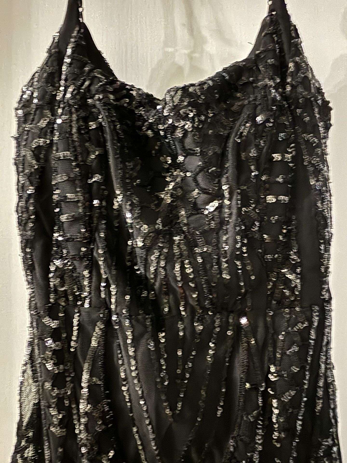 Holiday Dress: Black Sequin