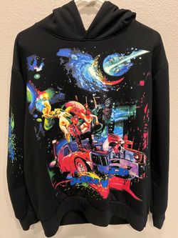 Vlone X Juice wrld Hoodie Size m