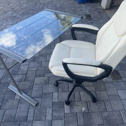 Computer desk  with the chair
