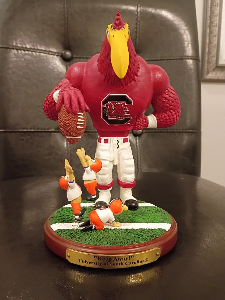 Clemson VS South Carolina Rivalry " Keep Away" Figurine