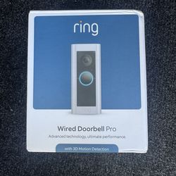 Ring Doorbell Pro- NEW IN THE BOX
