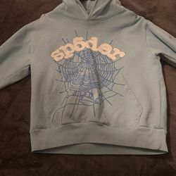 Spider blue hoddie