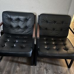 Black chairs
