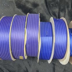 Royal Purple Floral Ribbon 