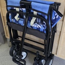 New Collapsible Foldable Wagon Utility Cart Heavy-Duty 
