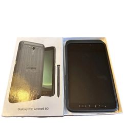 SAMSUNG Galaxy Tab Active5  5G Tablet 8" 128GB Green Wi-Fi. Clean IMEI