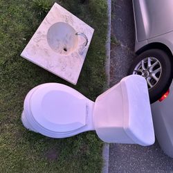 Free Toilet And Vanity Top