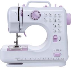 12 Stitch Multi-Function Sewing Machine, Household Sewing Machine, Electric Sewing Machine, Portable Sewing Machine,Double-line Two-speed Reverse Stit