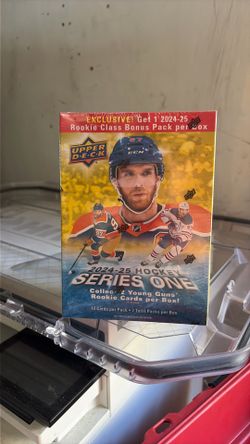 2024-25 upper deck hockey series 1 blaster box