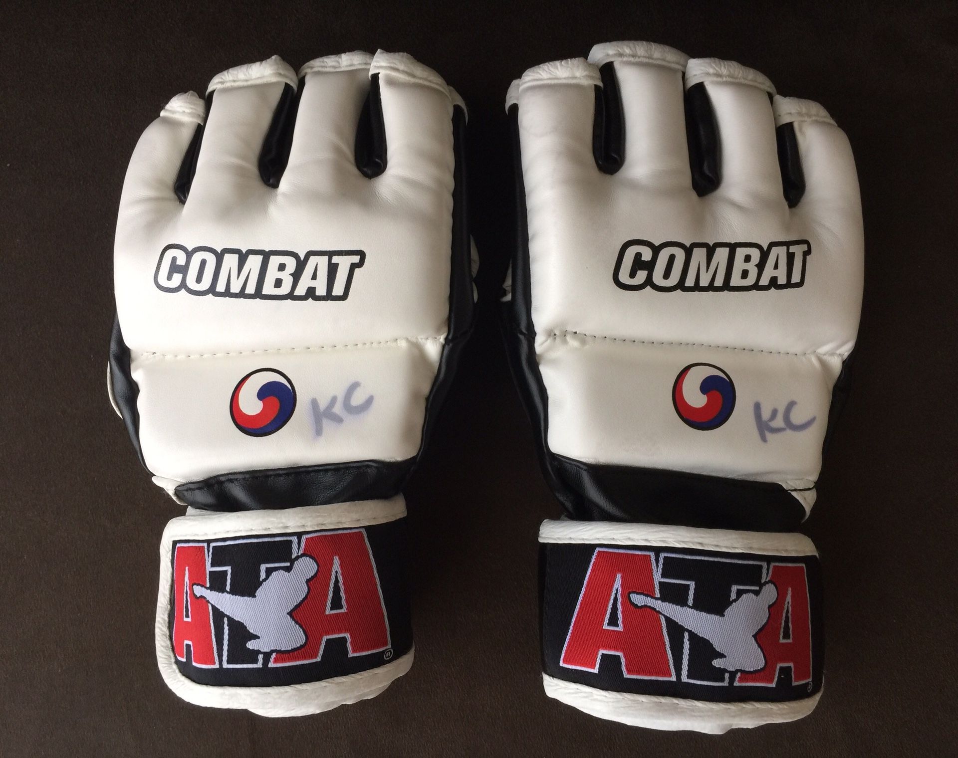 ATA IMS White Combat Gloves (Size CS - CHILD SMALL)