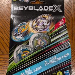Beyblade X Dual Pack Croc And Unicorn 