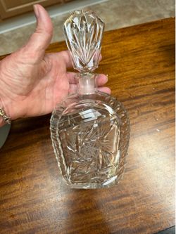 Vintage Crystal decanter/ice bucket