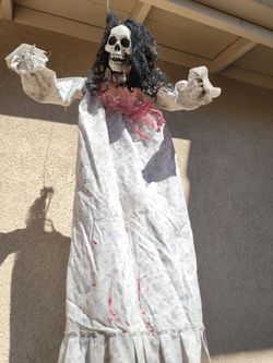 Hanging Halloween Skeleton and Ghoul Decorations