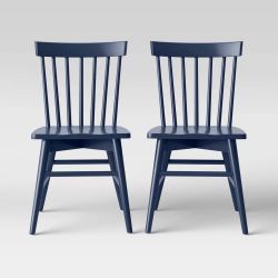 Set of 2 Windsor Dining Chair - Threshold™️ ADO #:TGT-30052 Brand New – Box Not Perfect or No Box.Price is Firm. Description : Item # : 8 Dine 