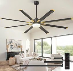 84 Inch Ceiling Fan with Light,