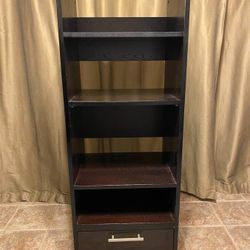 Espresso Narrow Bookshelf