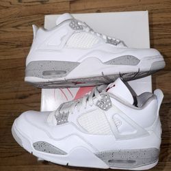 Air Jordan 4 “White Oreo” Sz 10