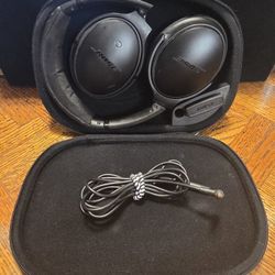 Bose QuietComfort 25  Wired Over The Ear Noise Cancellation Headphones - Black