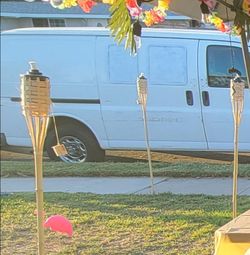 Tiki torches and Tiki fluid