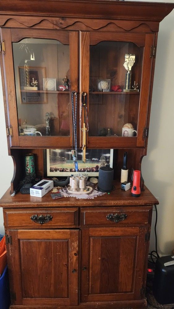 China Cabinet Antique 