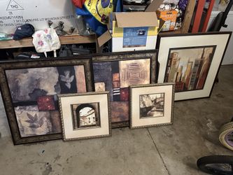 Artwork Home Decor Paintings 5 Frames