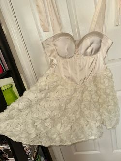 Lovelzi elegant cream colored mermaid dress